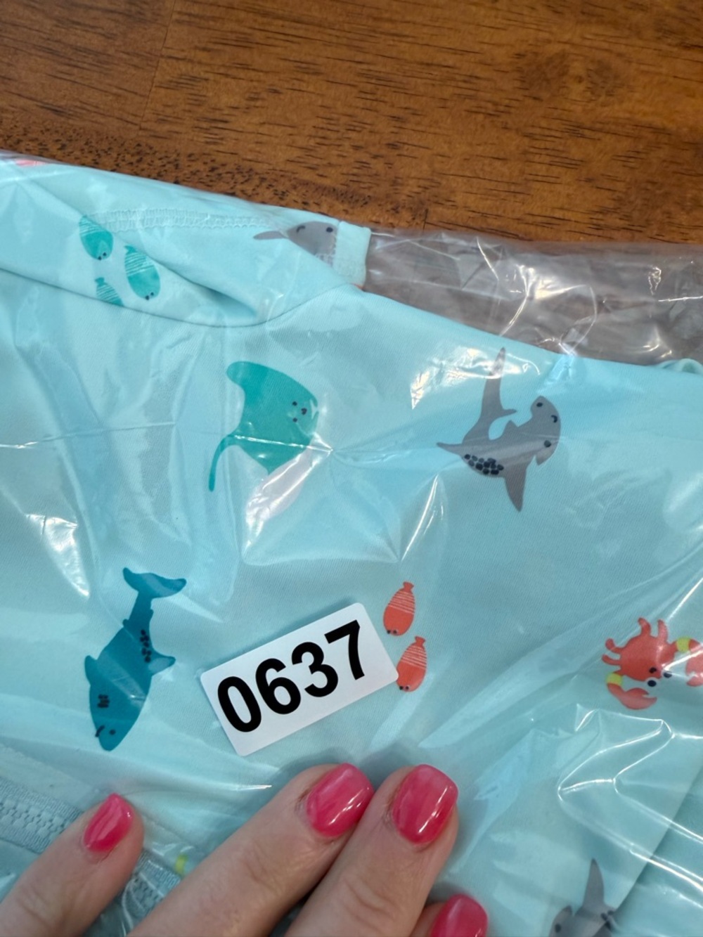 Carter's Baby Boy 1-Piece Sea Creature Rashguard Swimsuit size 18 months - Picture 6 of 6